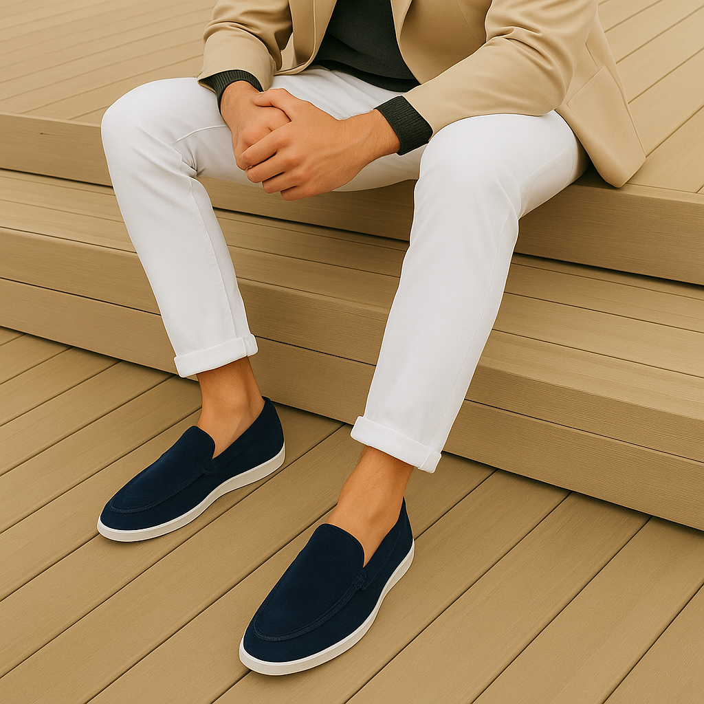 Elegant Suede Moccasins