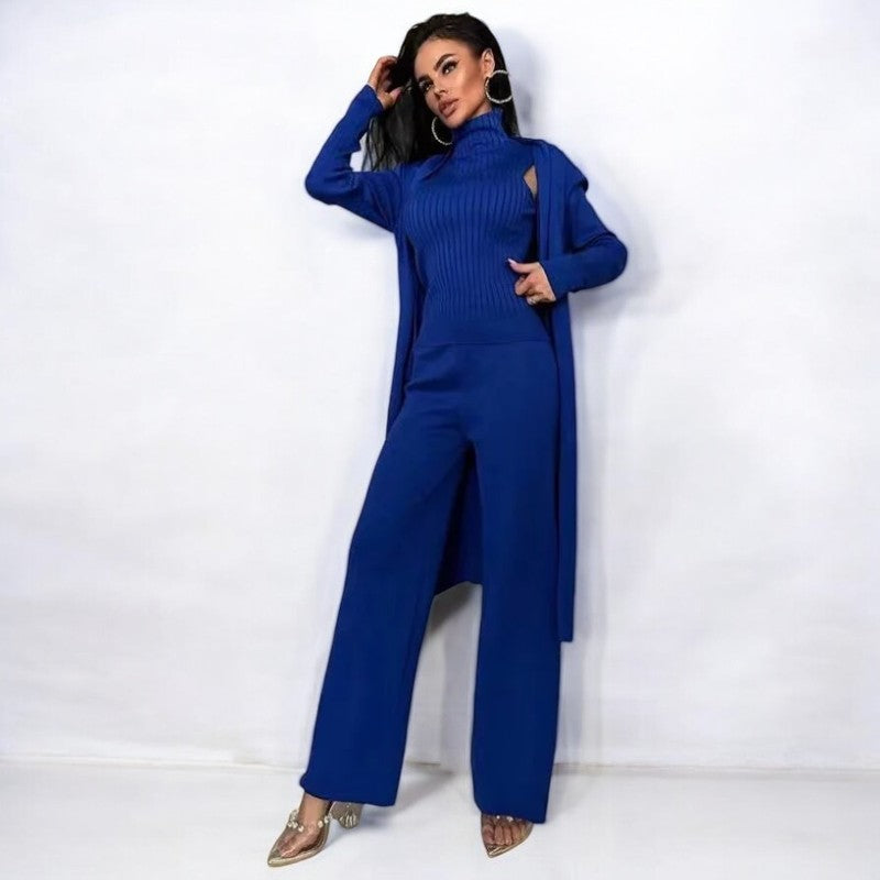 Ulrike® - 3 Teiliges Bequemes Strickoutfit