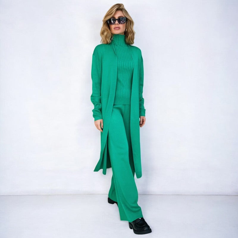 Ulrike® - 3 Teiliges Bequemes Strickoutfit