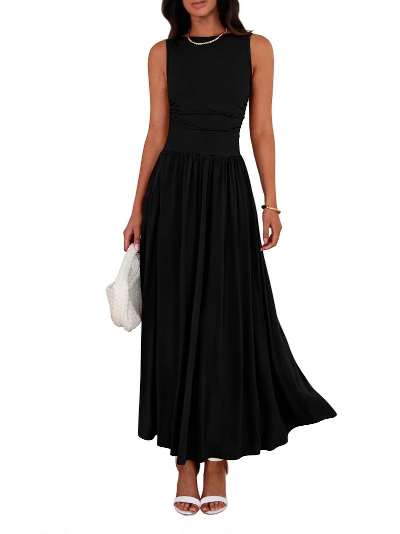Ellen®- Sleeveless High-Waisted Maxi Dress