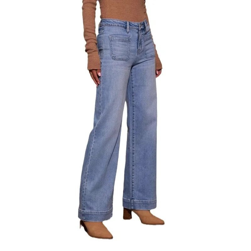 Petri - Casual High-Waisted Jeans