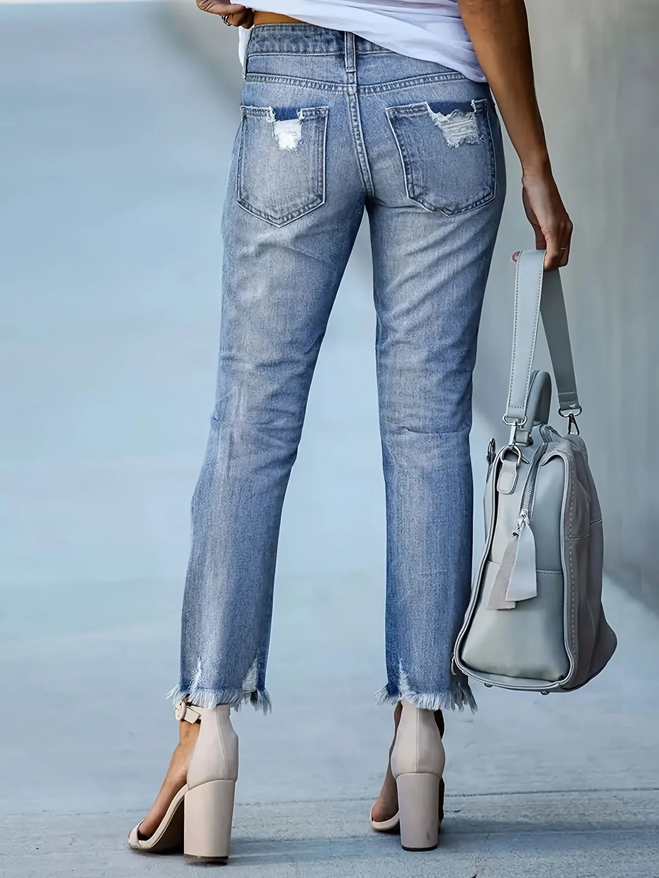 Maura - Skinny Ripped Jeans