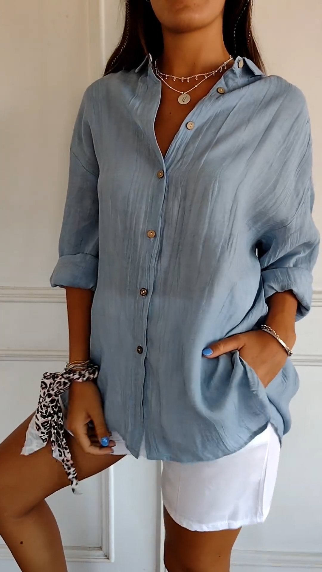 Nicole® - Comfortable Airy Women's Shirt