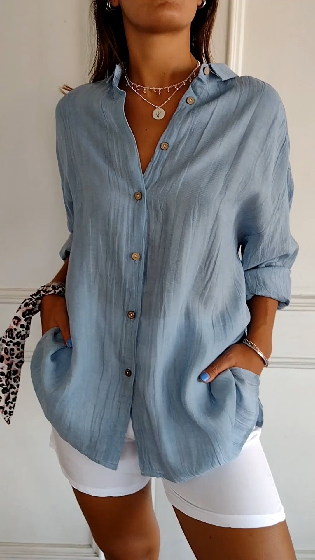 Nicole® - Comfortable Airy Women's Shirt