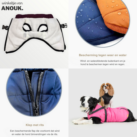 Puppy Puffer® - Geïsoleerde Honden Jas + Gratis Hondenriem
