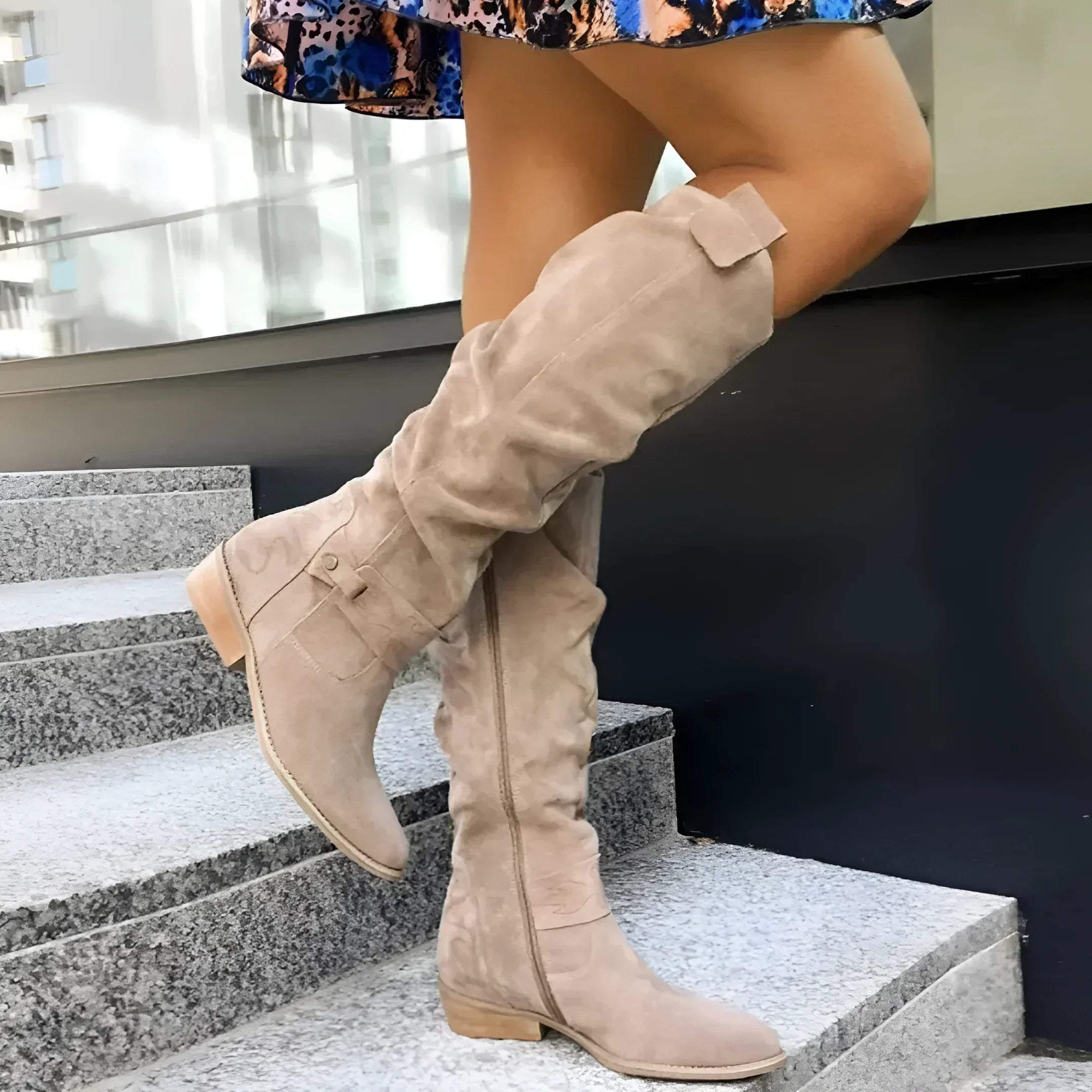 Manuela® - Hochwertige Lederstiefel mit Reißverschluss