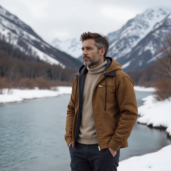 Isak™ | Classically Elegant Vintage Jacket with Lining