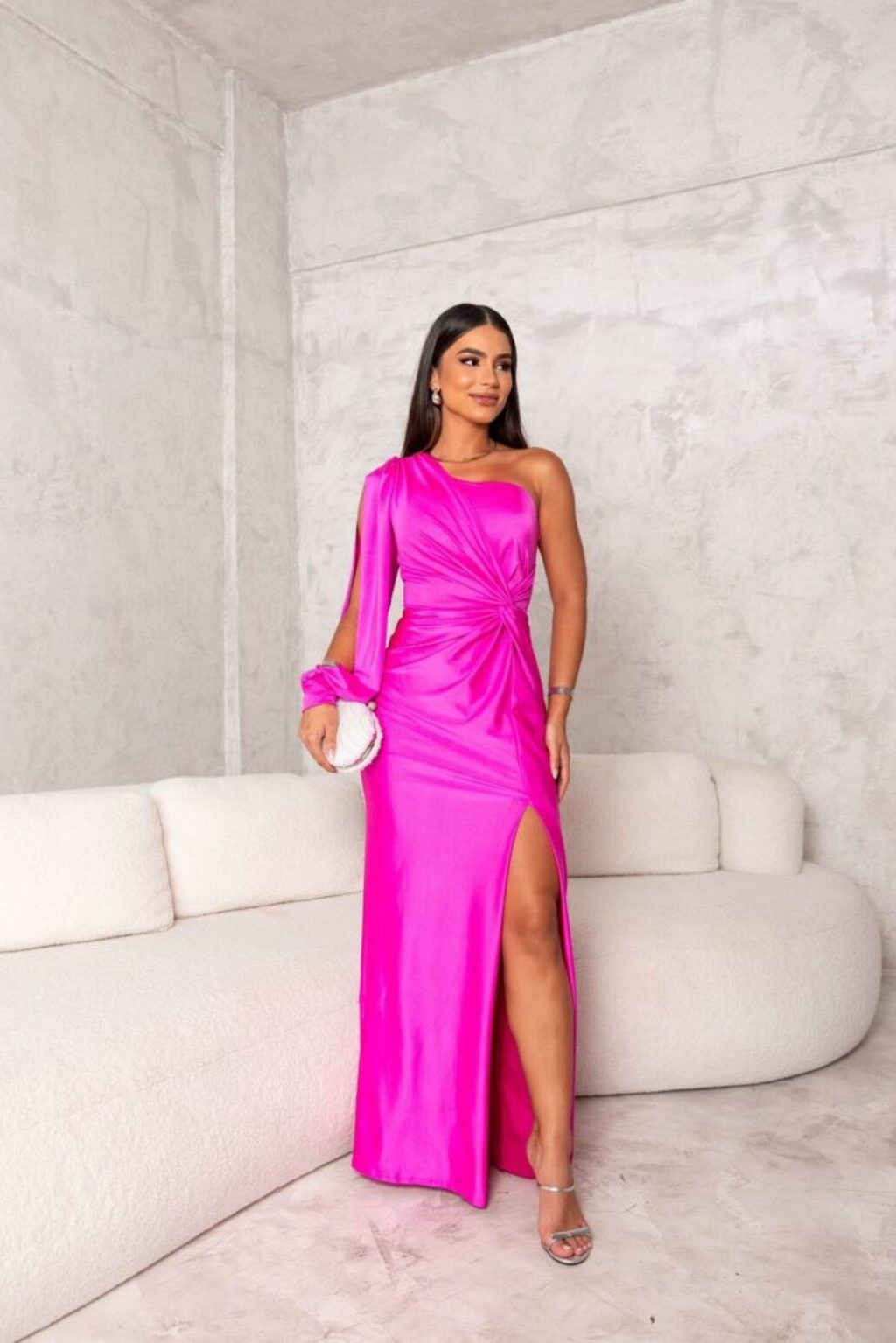 Riley™ | One-Shoulder Evening Maxi Dress