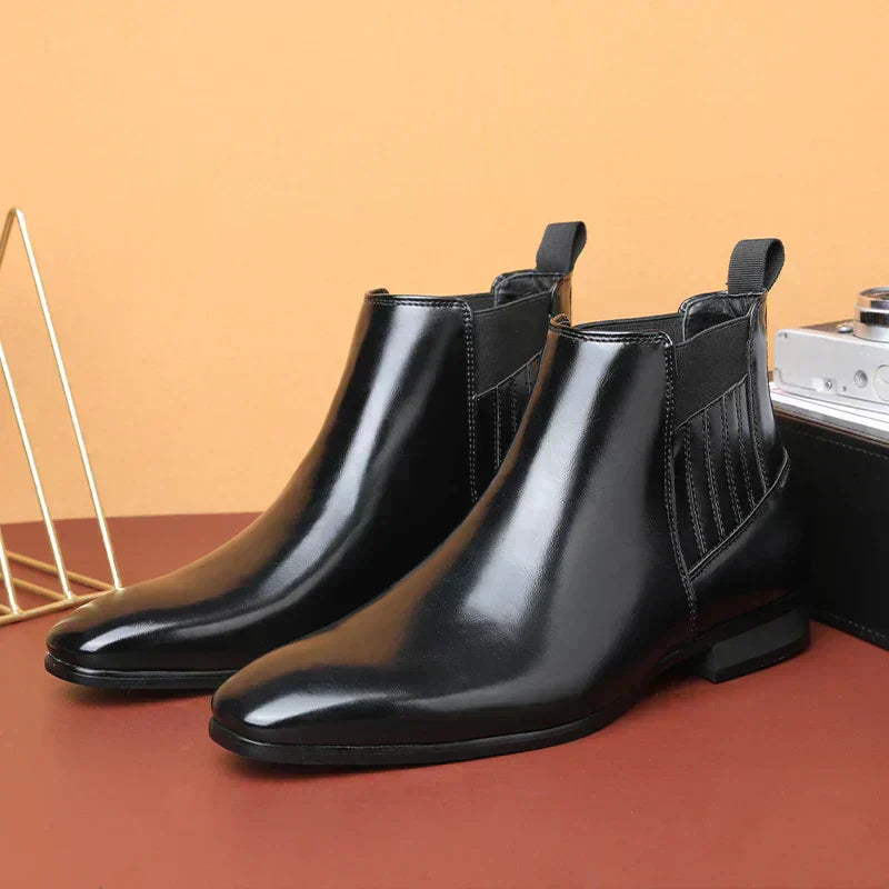 Peyton | Faux Leather Ankle Boots