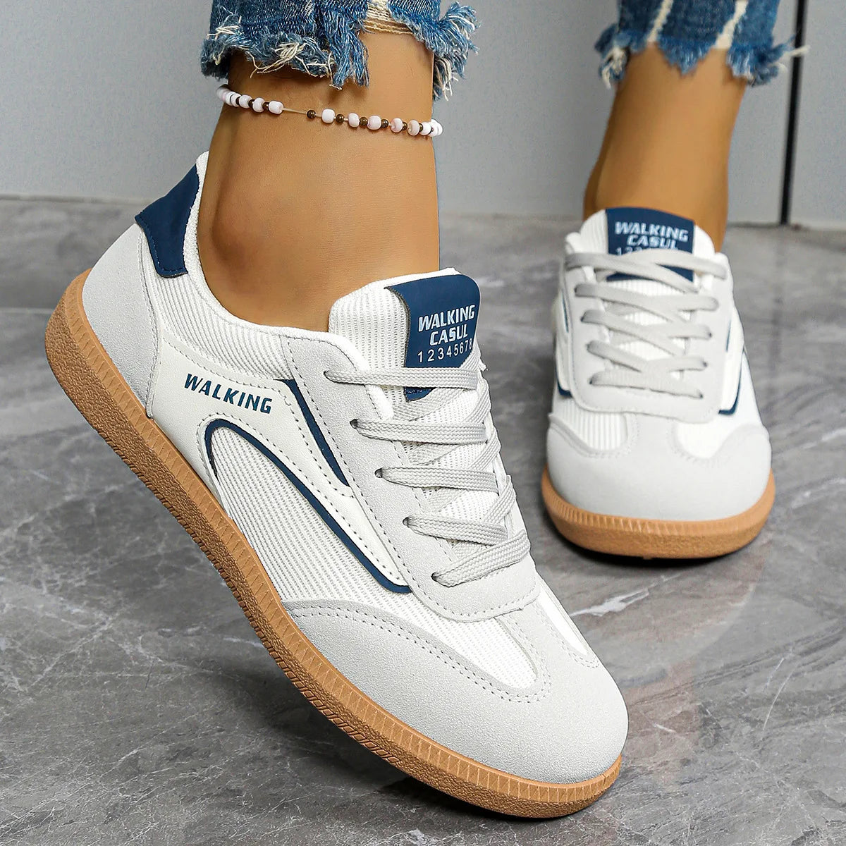 Pearl - Retro Sport Sneakers