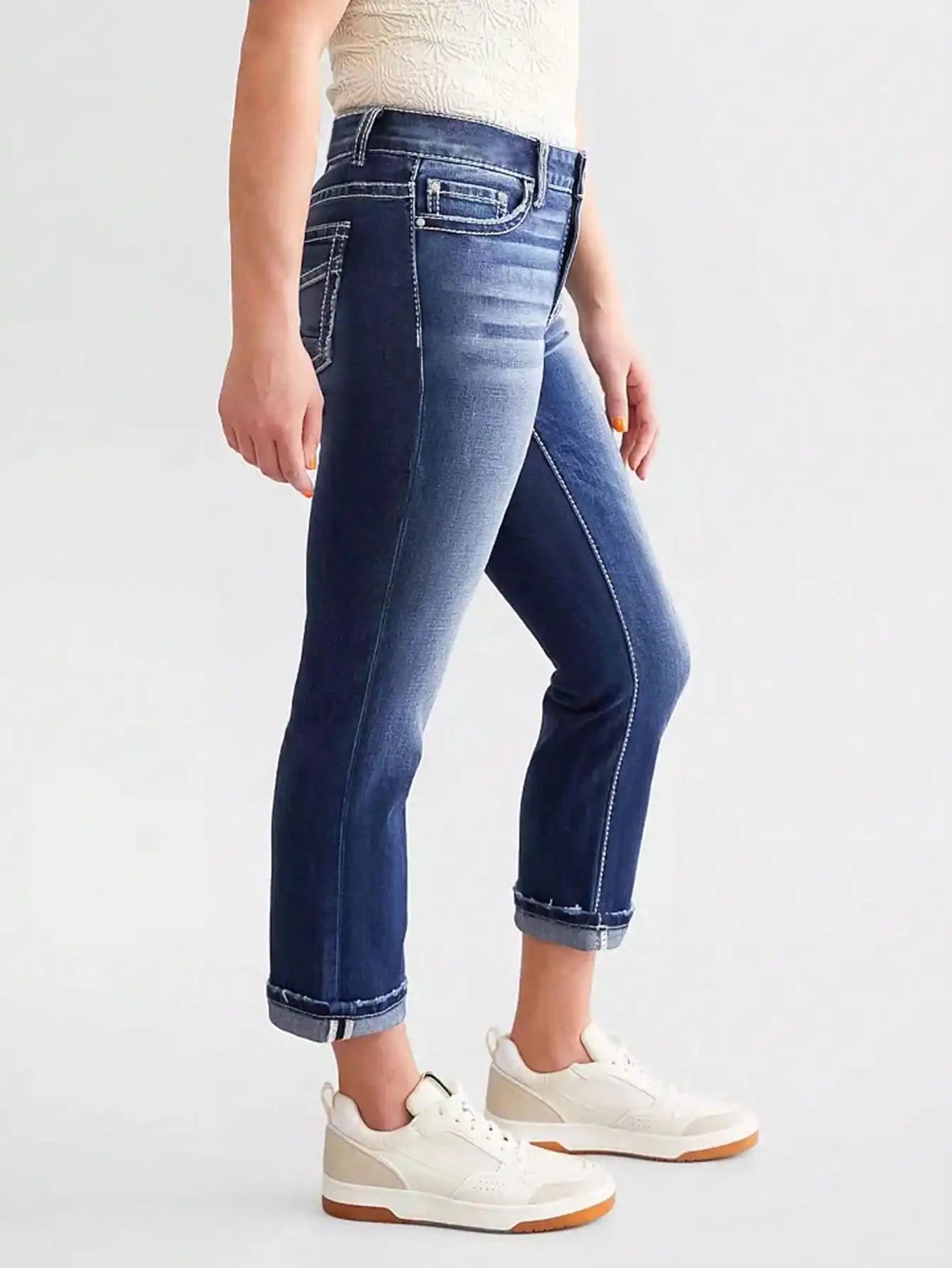 Alexandra - Elastic Jeans