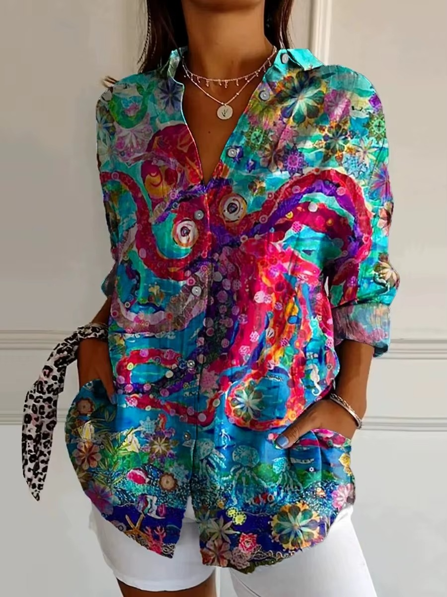 Amanda® - Comfortable Airy Women's Shirt