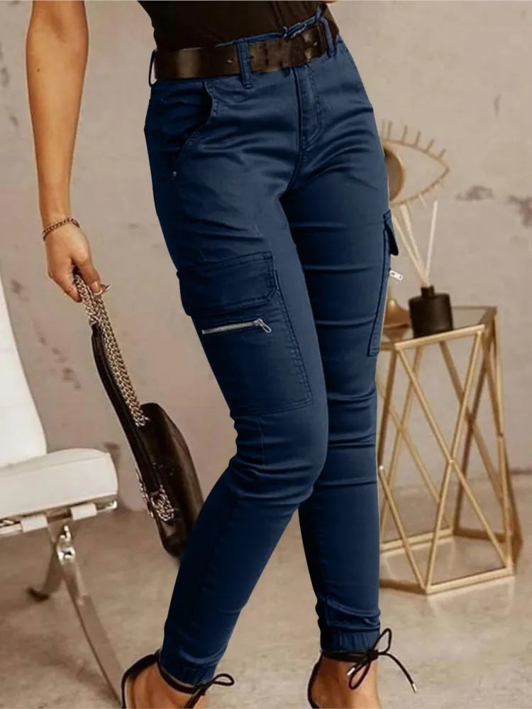 Jeniffer - Casual Multi-Pocket Jeans