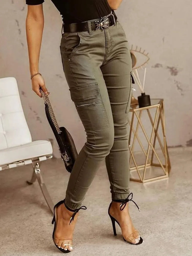 Jeniffer - Casual Multi-Pocket Jeans