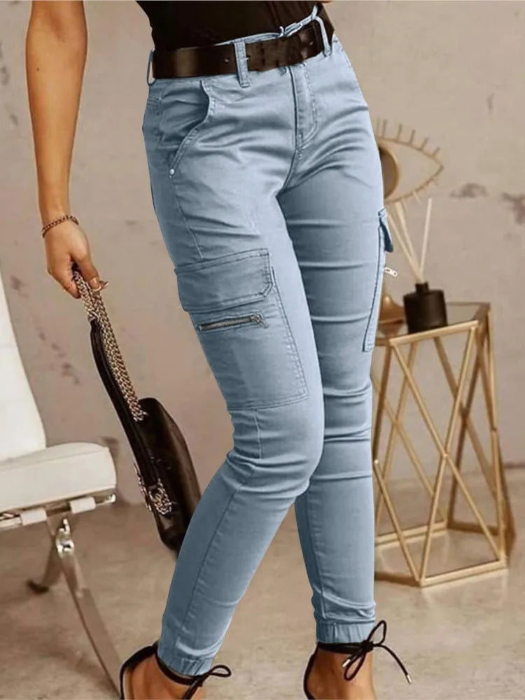 Jeniffer - Casual Multi-Pocket Jeans