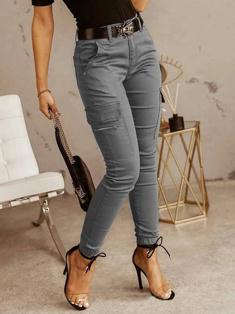 Jeniffer - Casual Multi-Pocket Jeans
