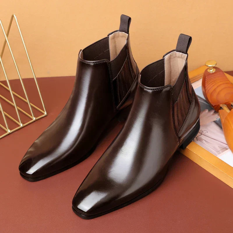 Peyton | Faux Leather Ankle Boots