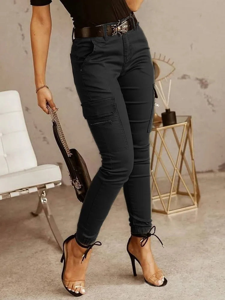 Jeniffer - Casual Multi-Pocket Jeans