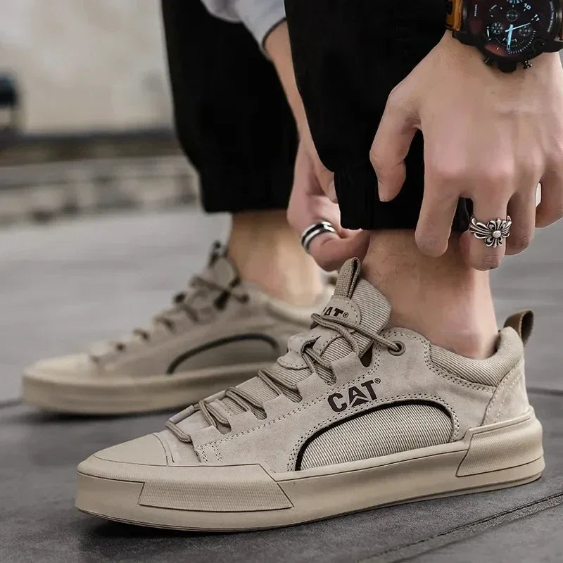 UrbanEdge - Leather Sneakers