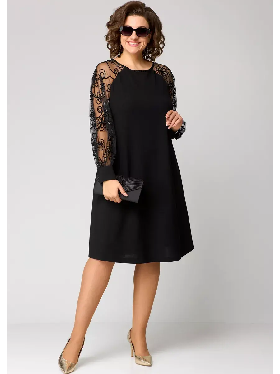 Chloe™ | Elegant Black Lace Dress