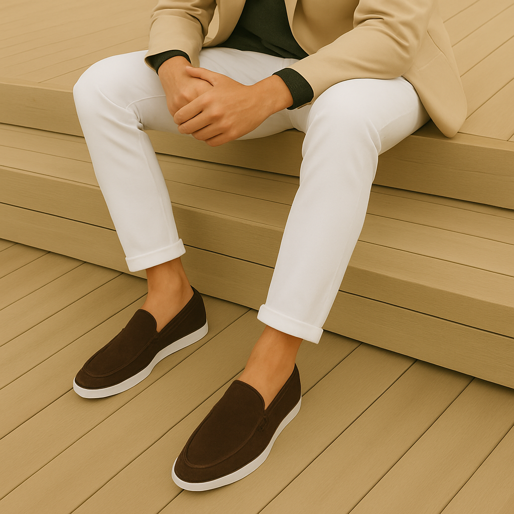 Elegant Suede Moccasins