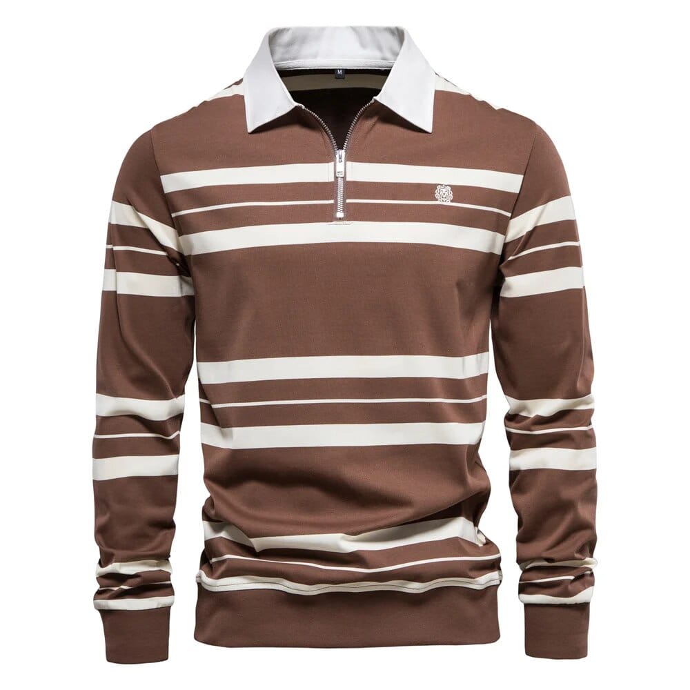 Derek® - Long-sleeved polo shirt