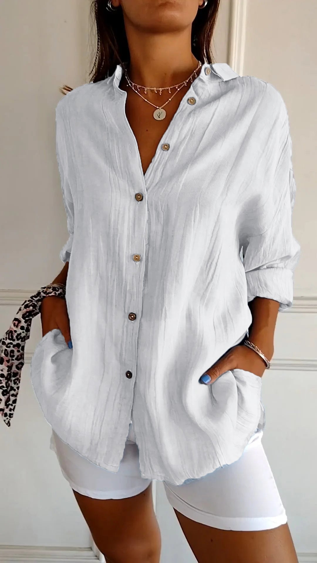 Nicole® - Comfortable Airy Women's Shirt