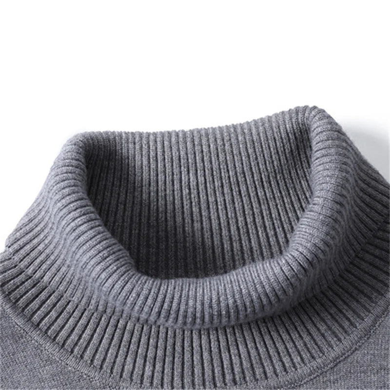 Giulio® - Casual men's turtleneck sweater