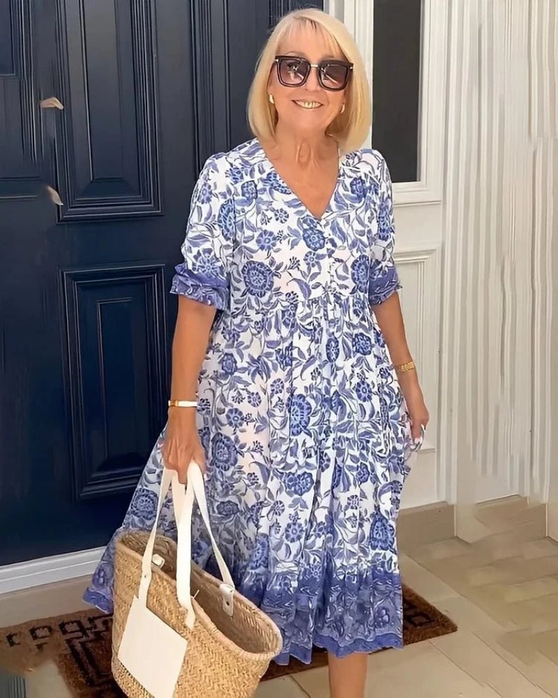 Susan® - Comfortable Floral Dress