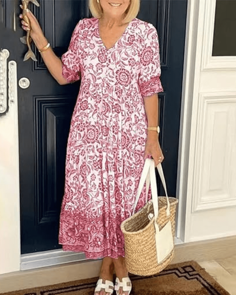 Susan® - Comfortable Floral Dress
